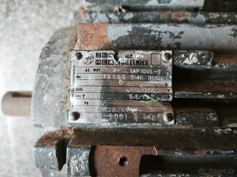 MEZ 1AP100L-2 třífázový motor 3kw 2880ot/min - 3