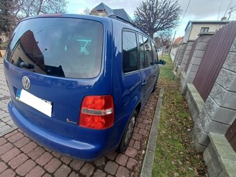 VW Touran – zadní nárazník – ORIGINÁL - kompletní – LL5 - 3