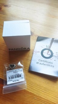 Pandora přívěsek korálkové srdce - 3