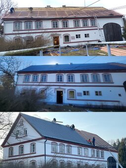 Rekonstrukce střechy, montáž střechy, terasy, pergoly - 3