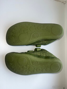 Dětské vel.32 barefoot boty Affenzahn Knit Dragon-Green - 3