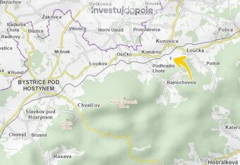 Prodej podílu 1/4 pole 4 315 m², Kunovice - 3