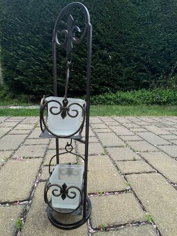 Kovový svícen na dvě svíčky - 3