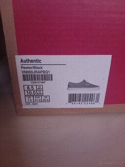 Vans Authentic Grey - zcela nové nenošené, vel. 41 - 3