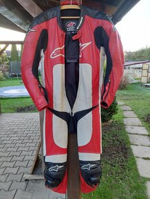 Kožená kombinéza jednodílná 48 alpinestars - 3