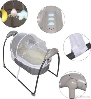 Elektrická houpací kolébka - NOVÁ - 3