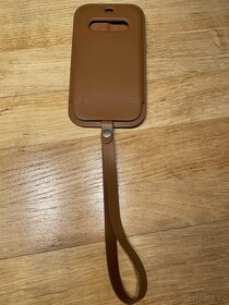 Kožený hnědý magsafe iPhone 12 pro max - 3