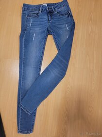 SKINNY DŽÍNY ONLY RIPPED VEL. 27/30 - 3