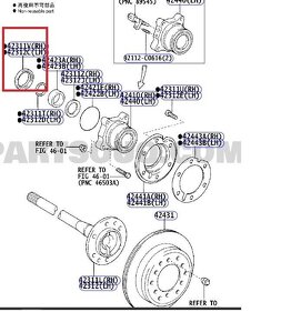 nové originál gufero 90310-58003 Toyota land Cruiser - 3