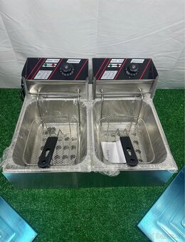 Elektrická dvojitá fritéza - 2 x 6L - 3