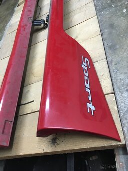 Ozdobný lem ( PLAST ) bočního práhu na Honda Civic 7G - 3
