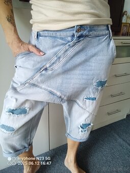 Baggy-nasrávačky-harémky šortky vel."L-XL" - 3
