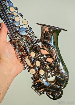 Zahnutý sopránový saxofon Slade - 3