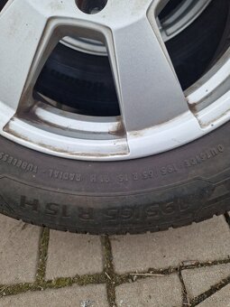 Al disky Hyundai + letní pneumatiky 195/65/R15 - 3
