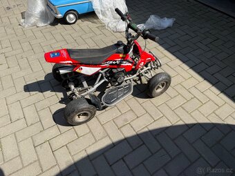 Prodám dětskou čtyřkolku Blata 50 ccm – velmi dobrý stav - 3