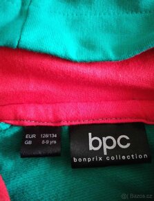 Šaty 128/134 Bonprix mikinové nové - 3