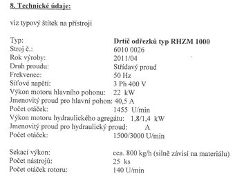 Drtič dřeva LBH - 3