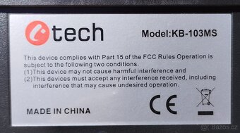 KLÁVESNICE C-TECH KB-103MS (pro seniory) - 3