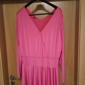 PĚKNÉ VELKÉ RŮŽOVÉ ŠATY zn. BONPRIX vel. 48/50 - 3