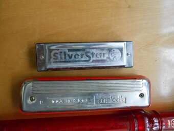 2x foukací harmonika + flétna YAMAHA YRS 20B - málo použitá - 3