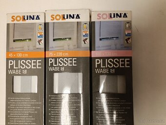 Prodám 3 kusy Plissé žaluzie univerzální - 3