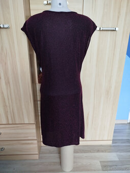 fialové, třpytivé šaty, zn.Lara - 3