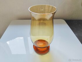 Starožitná skleněná váza - 3
