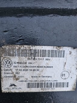 Gumová podlaha VW T6- REZERVACE - 3