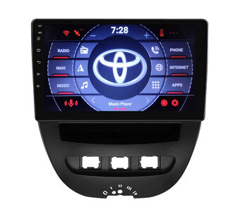 10" Android 13/14 Peugeot 107, Citroen C1, Toyota Aygo - 3