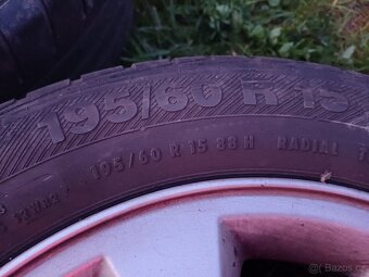 Originál ALU kola OPEL R15 , na pneu 195x60x15 ( vzorek na s - 3