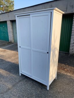 IKEA Hemnes šatní skříň - bíl. mořidlo - 3