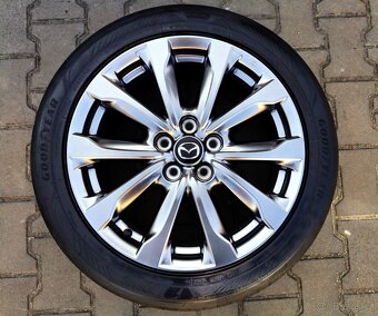 Alu kola originál Mazda CX-3 5x114,3 R18 KRÁSNÁ SADA - 3
