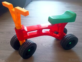 Retro odrážedlo motorka - 3