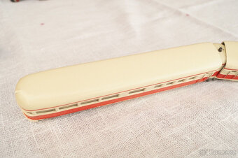 LOKOMOTIVY, Märklin ST 800, železniční vagón, červeno-krémov - 3