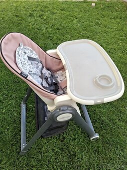 Dětská jídelní židlička Baby Design růžová - 3