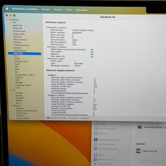 ZÁNOVNÍ APPLE MACBOOK AIR 15” M2/8GB RAM/256GB,BATERIE 100% - 3