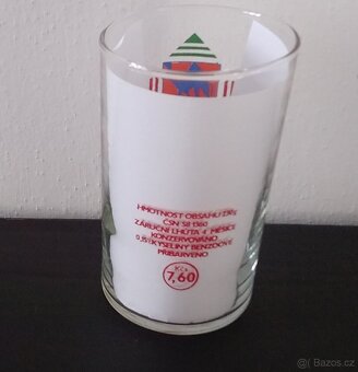 Dvě retro skleničky od hořčice fy Labena - 3