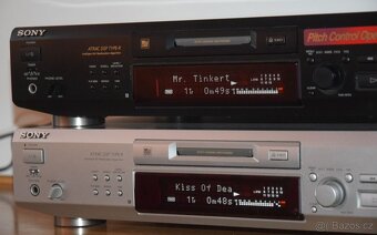 Minidisc deck SONY MDS-JE530,10x MD, manuál, kabely cinch - - 3