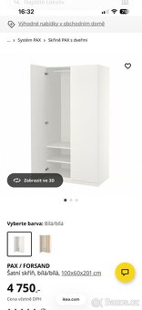 Šatní skříň PAX - IKEA - 3