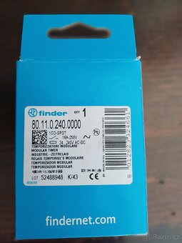 Časové relé FINDER 80.11.0.240.0000 30KS NOVÉ - 3