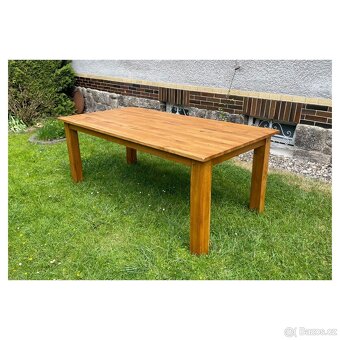 Masivní dubový jídelní stůl 200×100 cm – Nick - 3