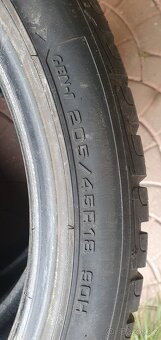 Zimní pneu good year 205/45/18 - 3