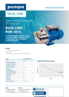 Samonasávací čerpadlo BLU LINE PMJ 101 C/230 V - 3