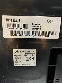 Jura kávovar Impressa J9 chrome - 3