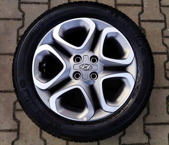 Alu kola originál Hyundai i20 4x100 R16 Krásná sada - 3
