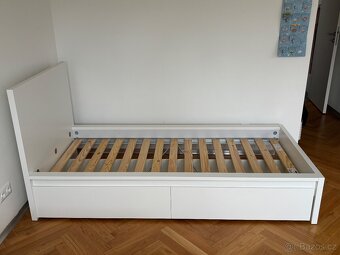Prodám 2x postel IKEA Malm vč. úložných prostor a roštů - 3