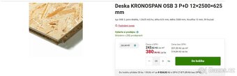 25ks OSB KRONOSPAN 3 12x2500x625 N-4PD - 3