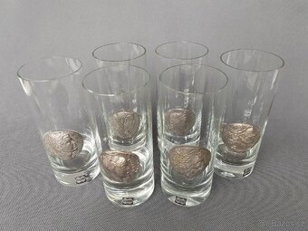 Krásná sada sklenic z foukaného křišťálu od Nastal (Německo) - 3