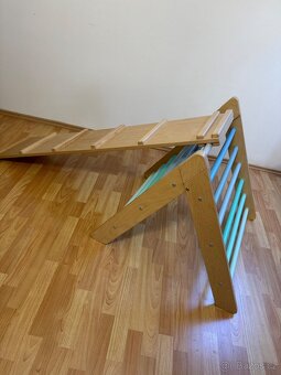 Dřevěná prolézačka a skluzavka - 3