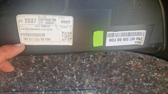 sedačky ze Seat Alhambra (2019) plus další doplňky - 3